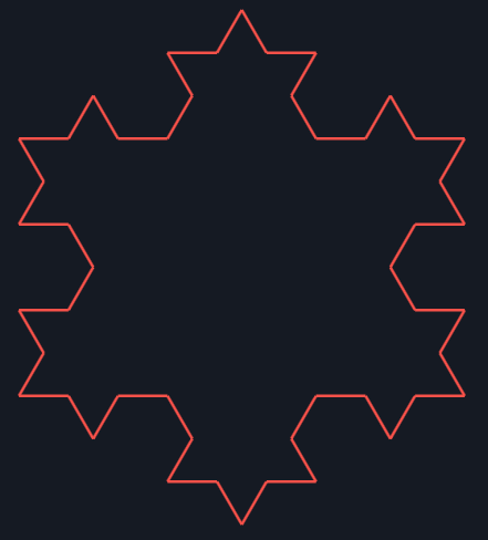 Koch snowflake preview